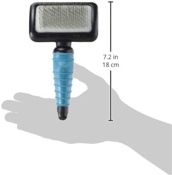 Master Grooming Tools Ergonomic Slicker Brushes — Molded Brushes for Grooming Dogs - Medium, 4" x 2½", Black