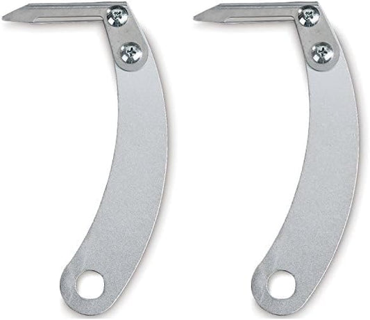 Master Grooming Tools Mat & Tangler Splitters — Efficient Tools for Grooming Dogs, 5½", Silver (Pack of 2)
