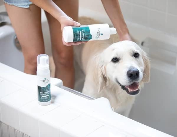 Dog Shampoo – Gentle, Deodorizing Pet Shampoo with Organic Oatmeal and Aloe, Hypoallergenic Shampoo for Dogs with Sensitive Skin, Cruelty-Free and Nontoxic (1 Gallon)
