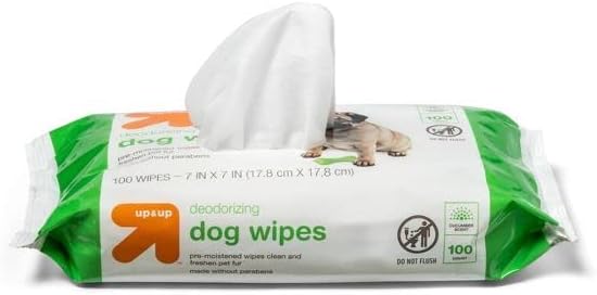 Up & Up Deodorizing Dog Wipes - 100 Count
