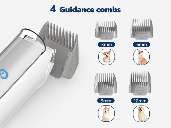 Pet Grooming Kit & Vacuum Suction 99% Pet Hair, 5 In-1 Pet Grooming Kit With 2L Large Capacity Dust Cup, Low Noise Dog Hair Remover for Shedding Grooming Dogs Cats