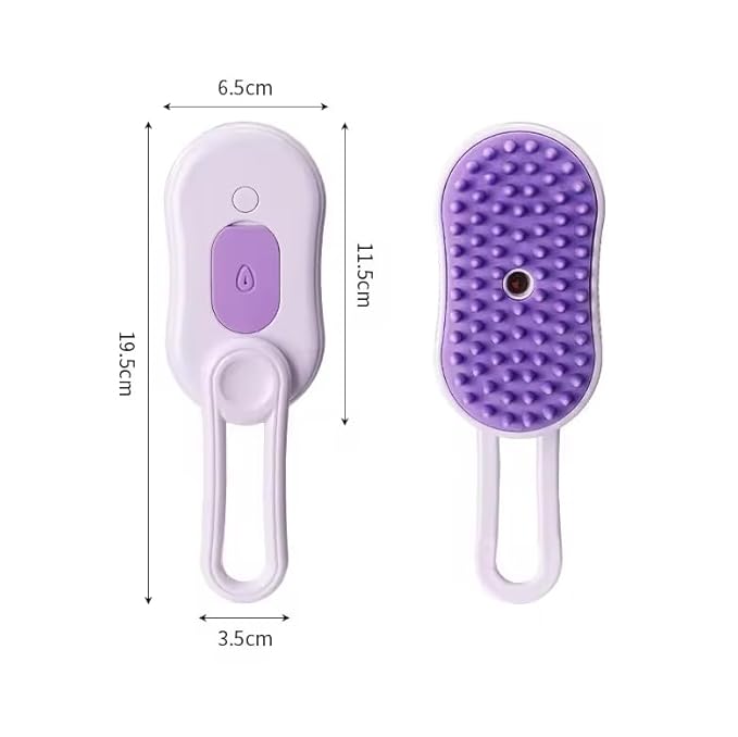 2024 Multifunctional Pet Grooming Brush - 3-in-1 Detangling and Massage Comb for Removing Loose Hair from Cats and Dogs