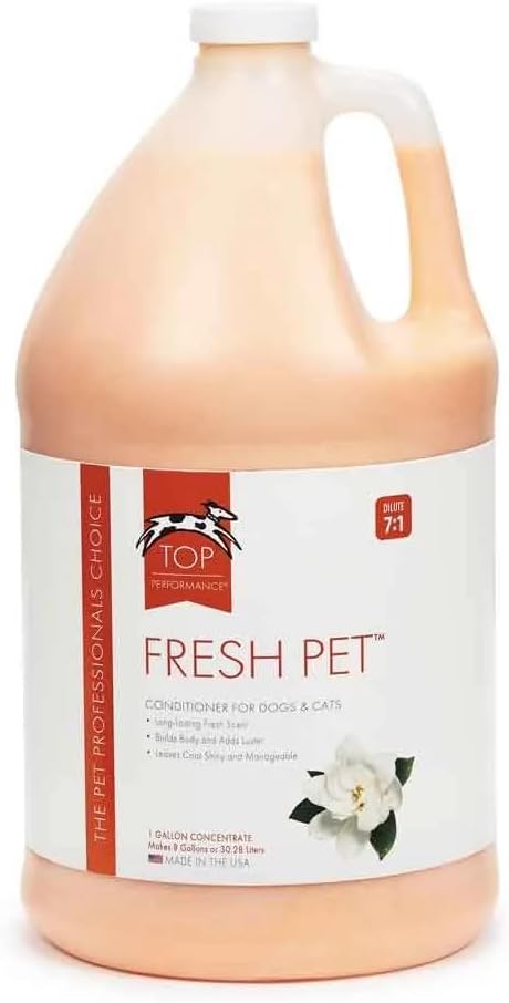 Dog Grooming Pro Fresh Pet Shampoo Conditioner Cologne Mist or Waterless Shampoo (Conditioner - Gallon)