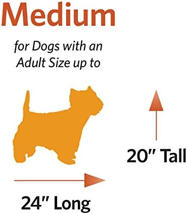 Midwest Homes for Pets Over-Stuffed Dog Bed feat Teflon with Gray/Fleece Pattern, Medium