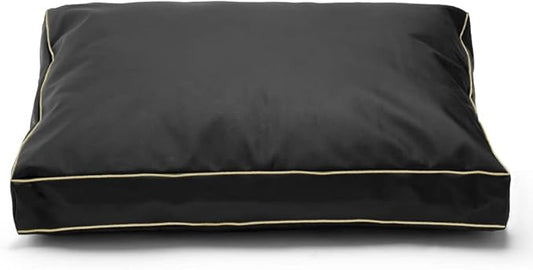 Dog Bed Cover 54Lx44Wx4H Inch.Waterproof Heavy Duty Durable Oxford Dog Bed Replacement Covers with Zipper.Washable Removable Pet Bed Mattress Protector Cover.Black,Cover Only.