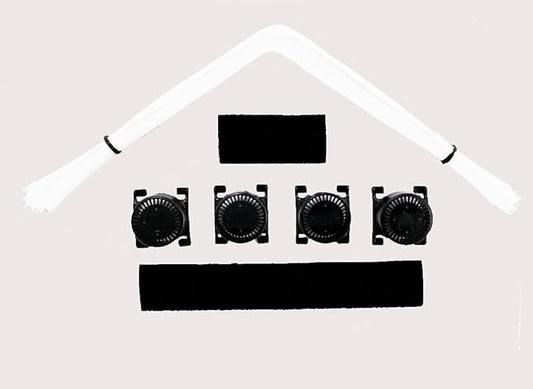 CoyoteVest CoyoteWhiskers Protection Nylon Bristles for CoyoteVest or SpikeVest Dog Harness Vest, Dog Accessories That Deter Coyote, Hawk and Raptor Attacks (Set of 4, White)