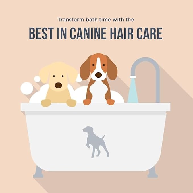 Pet Shampoo Professional Grooming Wash, Dog Coat Moisturizer, Warm Vanilla Amber Scent, Deodorizing Coat for Long Lasting Odor Control, Hypoallergenic, Certified Organic, Made in The USA, 13.5 oz