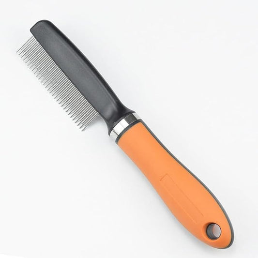 Combs for Grooming The Fur of Cats and Dogs, Available In A Variety of Colors. (Sparsity,Hermès orange)