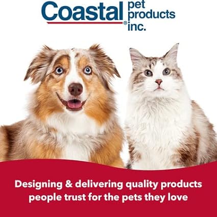 Coastal Pet Safari Dog Self-Cleaning Slicker Brush - Dog Deshedding Brush - Prevents Mats and Tangled Hair - For Dogs with Short or Long Hair - Small - 7" x 3.6"