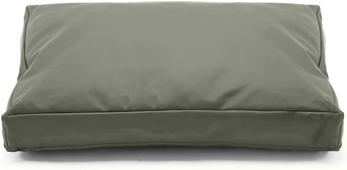 Dog Bed Cover 44Lx32Wx4H Inch.Waterproof Heavy Duty Durable Oxford Dog Bed Replacement Covers with Zipper.Washable Removable Pet Bed Mattress Protector Cover.Grayish Green,Cover Only.