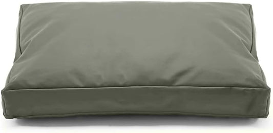 Dog Bed Cover 44Lx32Wx4H Inch.Waterproof Heavy Duty Durable Oxford Dog Bed Replacement Covers with Zipper.Washable Removable Pet Bed Mattress Protector Cover.Grayish Green,Cover Only.