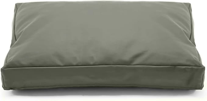 Dog Bed Cover 54Lx44Wx4H Inch.Waterproof Heavy Duty Durable Oxford Dog Bed Replacement Covers with Zipper.Washable Removable Pet Bed Mattress Protector Cover.Grayish Green,Cover Only.