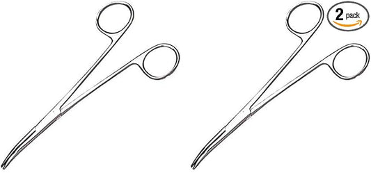Millers Forge Stainless Steel Curved Hair Pullers, 5-1/2-Inch (Pack of 2)