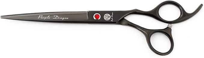 Purple Dragon 7.0 inch Rhinestone Decoration 3PCS Pet Grooming Scissors Dog Hair Cutting & Thinning Shears Set