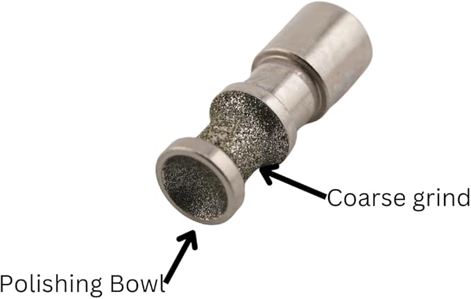 Diamondg - Professional Rotary Nail Grinder - For Any Size Dog - Long Lasting Rechargable Battery - Includes 1 Large and 1 Small Size Bit