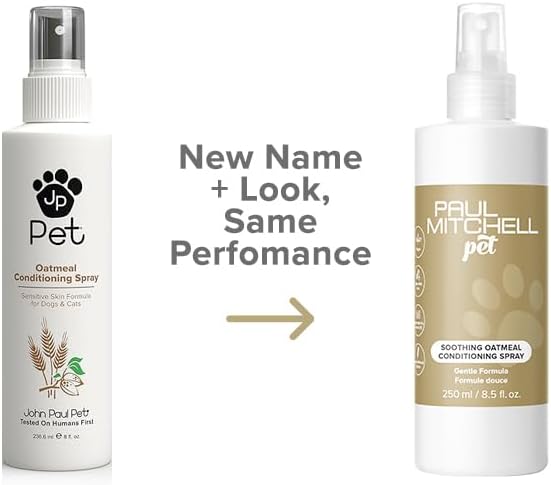 Soothing Oatmeal Conditioning Spray, Gentle Formula, Grooming Spray for Dogs, 8.5 fl. Oz