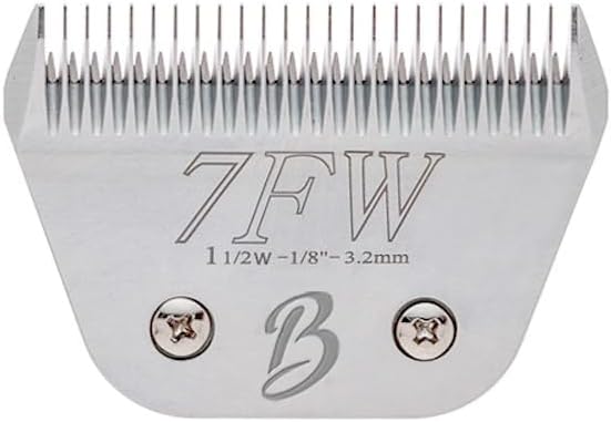Detachable A Series Wide 7fw Blades for Dog Grooming Full Tooth Cuts Length 1/8" - 3.2mm Japanese Carbon Steel 7fw Dog Grooming Blade Supplies| 7fw Dog Clipper (Compatible A5 Series(B7FW)