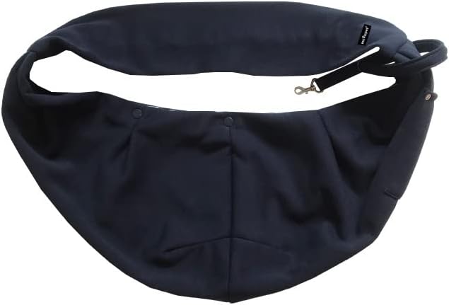 Leconpet Dog Sling Carrier Shoulder Bag for Pets with Mobile Phone Pocket Safety Buckle Security Lock, Suitable for Puppy, Small Dogs, and Cats for Outdoor Travel (Navy Blue)
