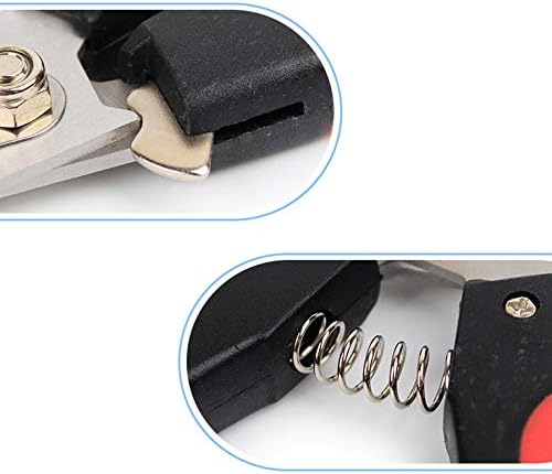 Dog & Cat Nail Clippers and Trimmer,Professional Pet Nail Clippers with Safety Guard to Avoid Over-Cutting, Sharp Blades Non Slip Handles,Free Nail File and Glove for Grooming (Pink)