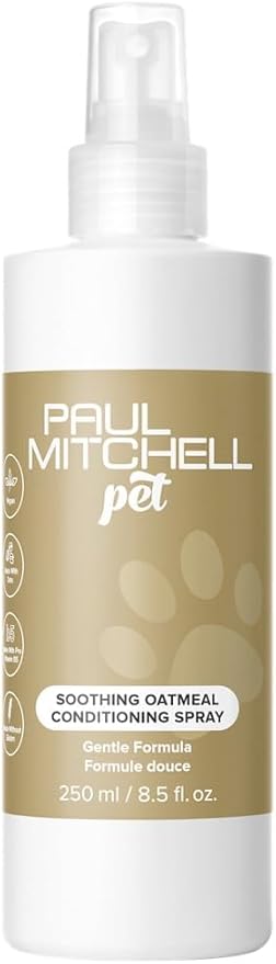 Soothing Oatmeal Conditioning Spray, Gentle Formula, Grooming Spray for Dogs, 8.5 fl. Oz