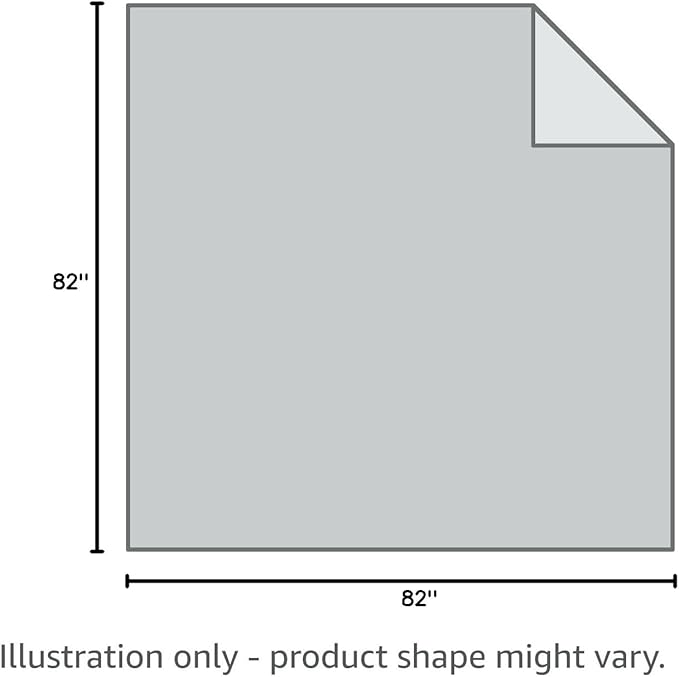 gogobunny 100% Double Sided Waterproof Dog Blanket Soft Pet Bed Cover Reversible Protect Furniture Couch Sofa Car for Puppy Large Dog Cat (Dark Charcoal/Light Charcoal, 82x82 Inch (Pack of 1))