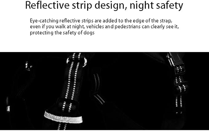 Tactical Dog Adjustable Training Harness Dog Saddle Bag Backpack Vest with Handle Military No Pull Dog Harness for Small Medium Large Dogs (L, Black)