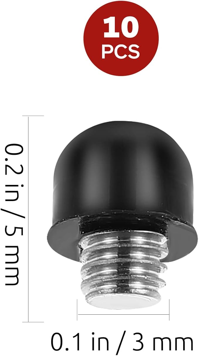 Silicone Grooming Scissors Silencers Replacement: Portable Grooming Scissor Bumpers 10pcs Silencer Parts (Random Color)