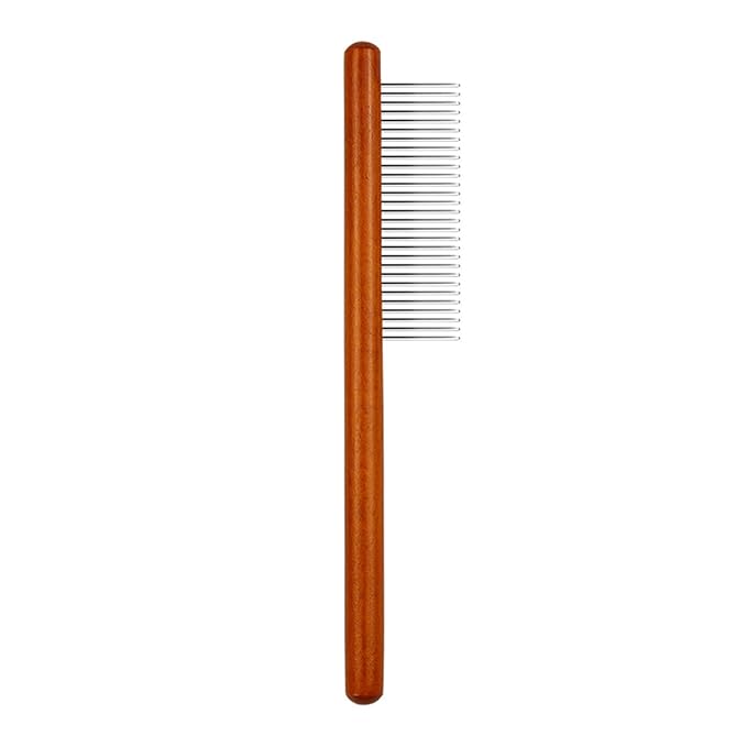Wooden Small Dog Grooming Brush - Perfect for Shih Tzus, Yorkies, and Maltipoos - Ideal Puppy Hair Brushes for Maltese and Small Breeds (Loose Type)