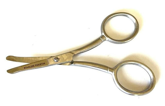 3.5" Dog Grooming Scissors W/Safety Tips for EYE EAR NOSE Stainless Steel