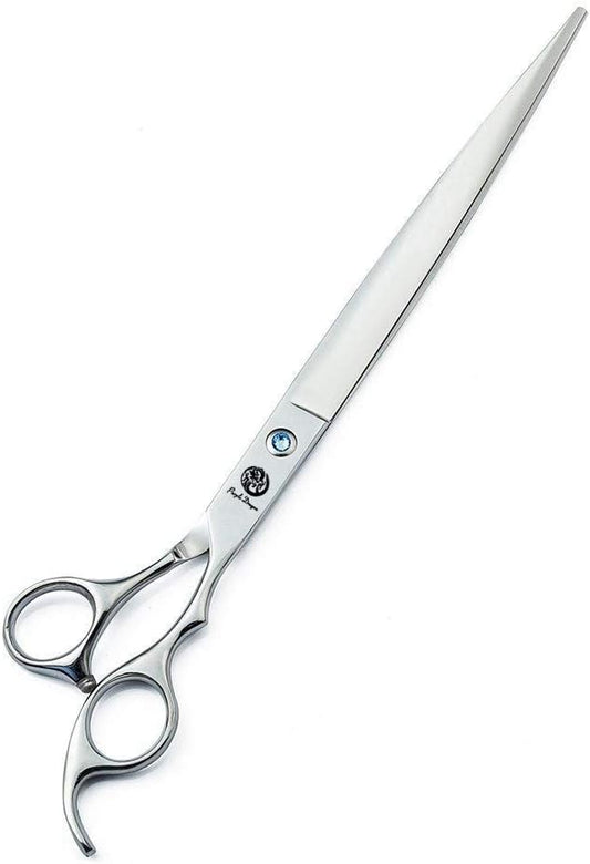 Purple Dragon 10 Inch Sharp Edge Salon Hair Cutting Shears - Pet/Dog Grooming Scissors with Bag - Perfect for Barber or Pet Groomer (10 inch)