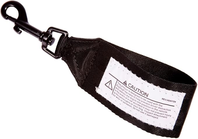 EzyDog Universal Dog Car Restraint - Dog Seat Belt Safety Lead - Abrasion-Resistant Vehicle Seatbelt Harness Attachment with Superior Strength and Nylon Webbing - Easy-to-Use Click It and Go Design