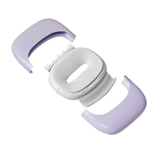Pet Hair Comb, Shedding Matted Fur Remover Tool for Long and Short Hair Cats, Dogs, Purple