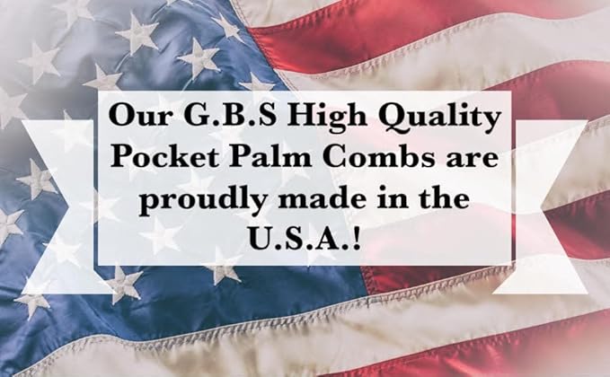 G.B.S Pocket Palm Brush Portable Comb Massager for Pet Hairs, Black, Pack of 2