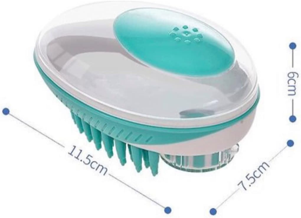 Pet Shampoo and Shampoo Scrub Brush (Oatmeal Cherry) - for Pigs Dogs and Other Small Animals