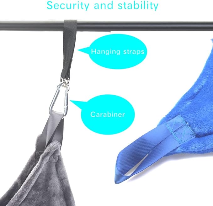 Pet Grooming Hammock Dogs Cats Clipping Sling Hanging Harness for Ear Care Kit Nail Trimming Bag,Pack of 2 (L)