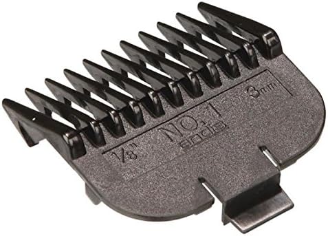 Andis 4 Piece Animal Comb Set; Sizes: 1/8", 1/4", 3/8", 1/2", Black, 21318, (pack of 4)