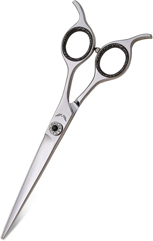 Professional Pet Grooming Scissors for Dogs and Cats Hair Cutting Shears 440C Japanese Steel Right Hand Comfortable Grip (Straight, 7.5 Inches)