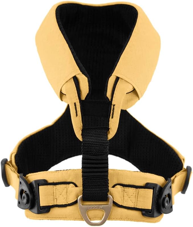 Gooby Lite Gear Z Harness - Scratch Resistant Ergonomic Harness with Shock Absorption - Head-in Harness for Small or Medium Dogs
