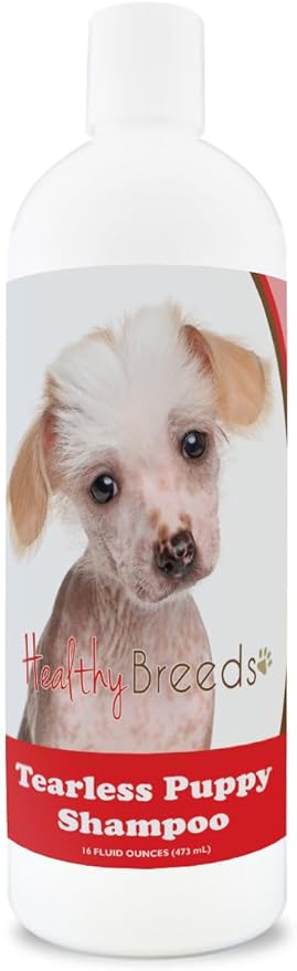 Healthy Breeds Chinese Crested Tearless Puppy Dog Shampoo 16 oz