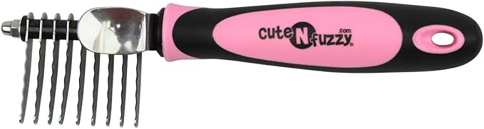Pet Dematting Comb, Pink