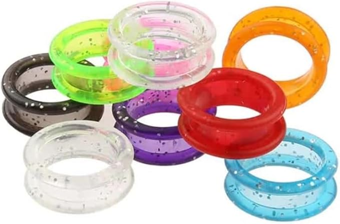 5 Pcs Pink Silicone Scissors Finger Rings Grips Grooming Shear Thumb Inserts Finger Protector Ring for Barber Hair Cutting Scissors Pet Shears