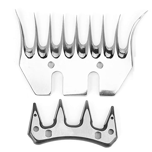 Sheep Shears For Dogs, Dog Grooming Blades, Sheep Shears Replacement Blades Stainless Steel Clipper Blades For Dog Grooming Grooming Blades for Grooming Goats, Lambs, Llamas, Alpacas