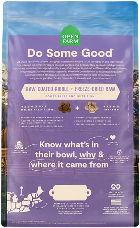 Open Farm RawMix Large Breed with Ancient Grains Recipe - 20lb