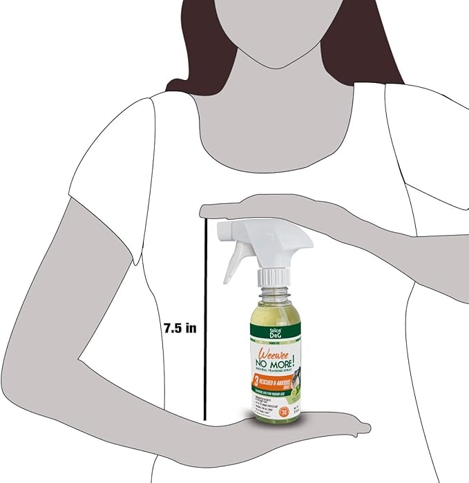 Señor Dog™ WeeWee No More! Rescued & Anxious Dogs Kit 8oz (Level 3). Dog Training Spray for Indoor use. Pet Safe Formula