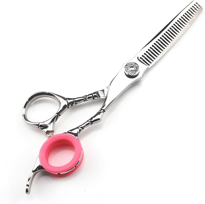 12 Pcs Barber Hairdressing Scissors Pet Scissors Finger Rings Grips Inserts Grooming Shear Thumb Insert for Pet Shears