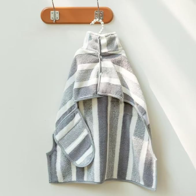 Pet Shower & Bath Supplies，Dog Shampoo Brush Set with Towel, Washing Gloves,Comb for Dogs and Cats (Stripe)