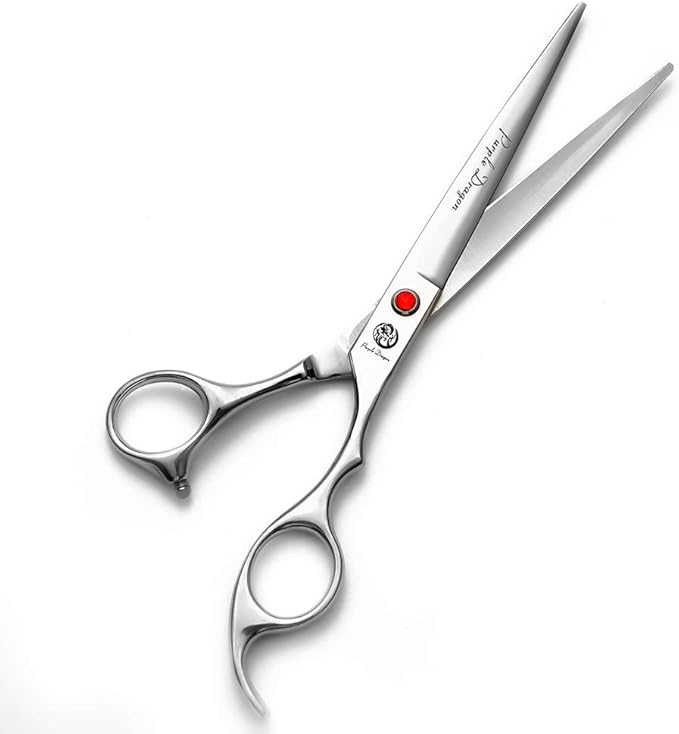 Purple Dragon 4“/5"/5.5"/6"/6.5"/7"/7.5"/8"/9"/10" Sharp Edge Salon Hair Cutting Shears - Pet/Dog Grooming Scissors with Bag - Perfect for Barber or Pet Groomer