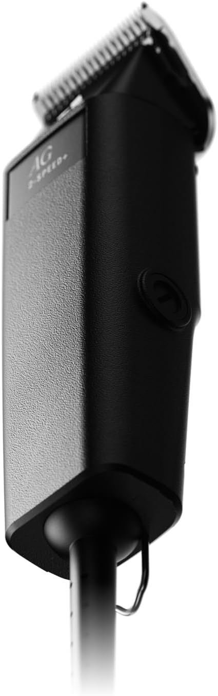 Andis 12845 Ultra-Light 2-Speed Professional-Grade Detachable Blade Clipper, Animal/Dog Grooming, for All Coats & Breeds, AG, Black