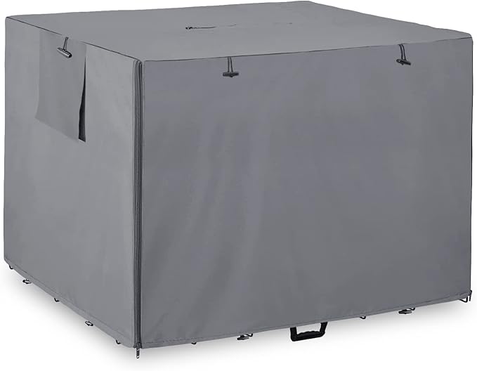 36Inch Wire Dog Crate Cover,Durable Windproof Privacy Polyester Pet Kennel Covers,Breathable Blackout Cover for 1/2/3 Door Dog Cage. (36" L x 23" W x 25" H,Grey)