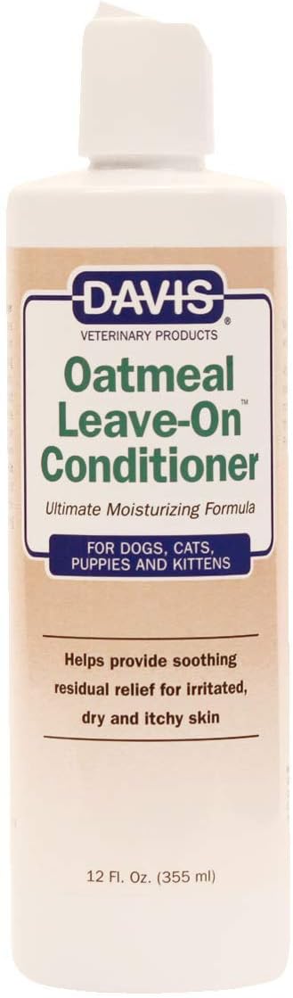 Davis Oatmeal Leave-On Dog & Cat Conditioner, 12-Ounce, DM112 12